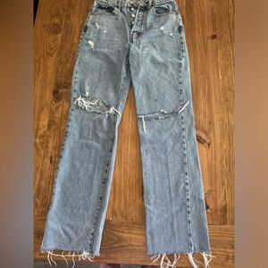 Cello high wasted blue jeans size 3